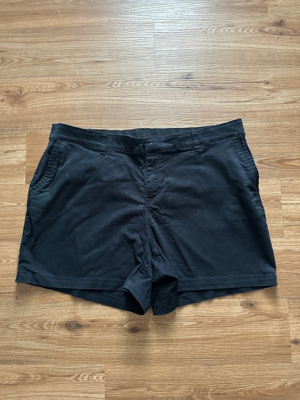 Lane Bryant Black Casual Bermuda Shorts